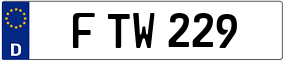 Truck License Plate